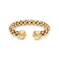 YELLOW GOLD CUFF BRACELET