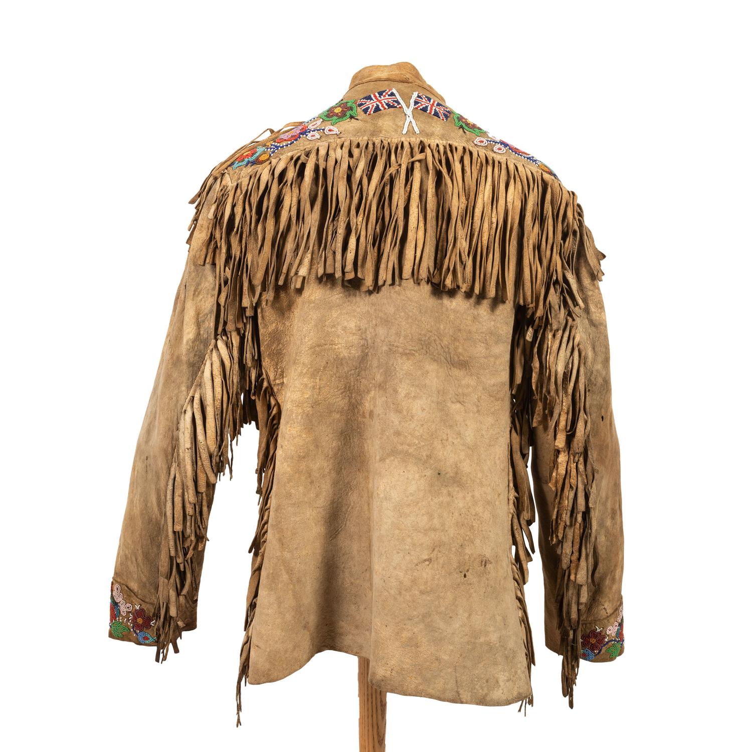 Metis Elk Hide Jacket with Union Jacks