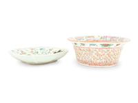 Two Chinese Export Famille Rose Porcelain Articles