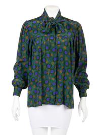 Three Yves Saint Laurent Blouses, 1980-90s