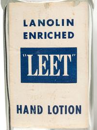 A Porcelain 'Leet' Hand Lotion Dispenser