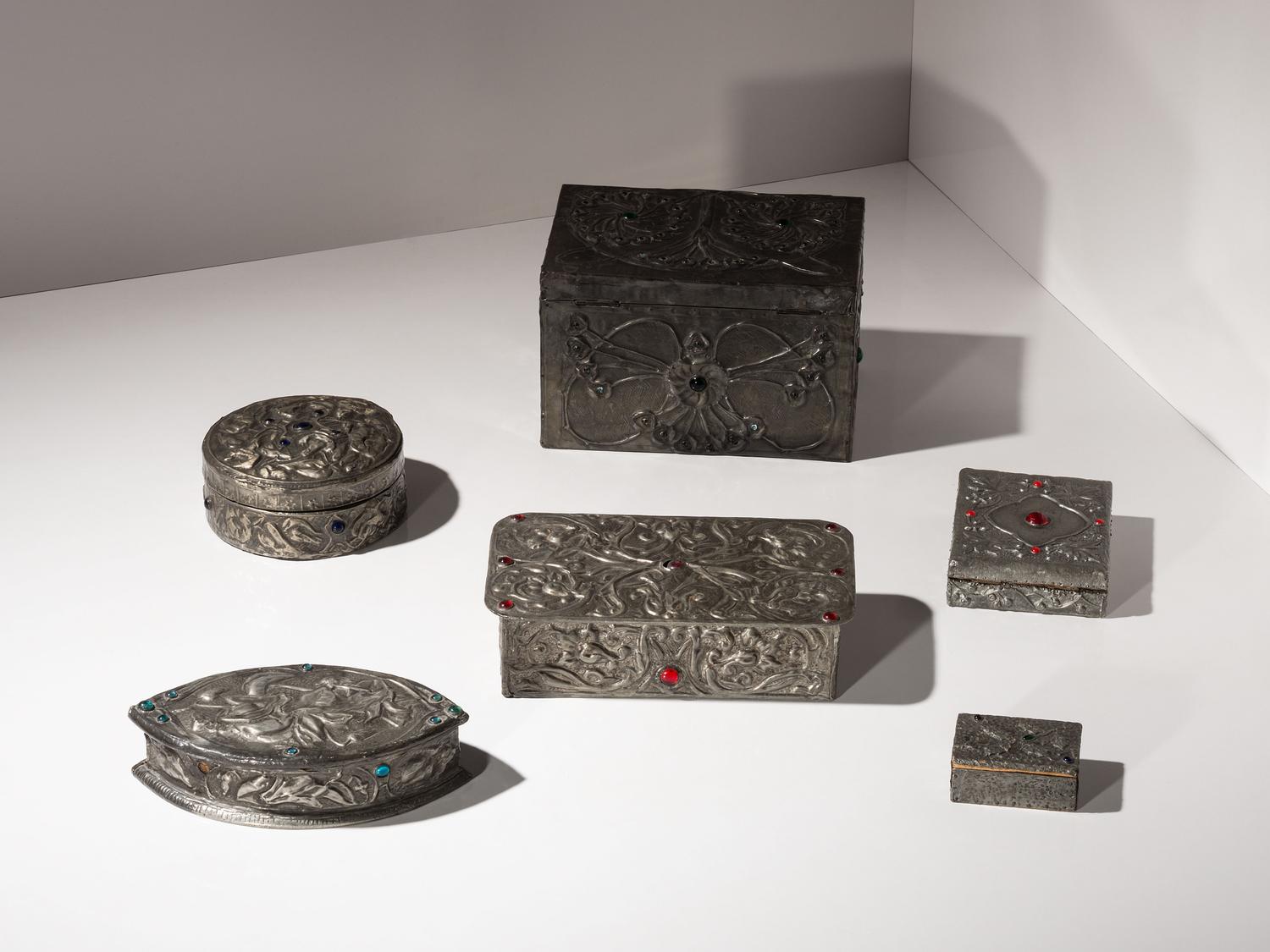 Six Hand-Crafted Boxes