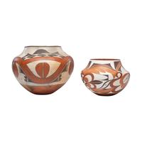 Pair of Acoma Pottery Jars