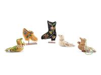 Five Iroquois Beaded Whimsies