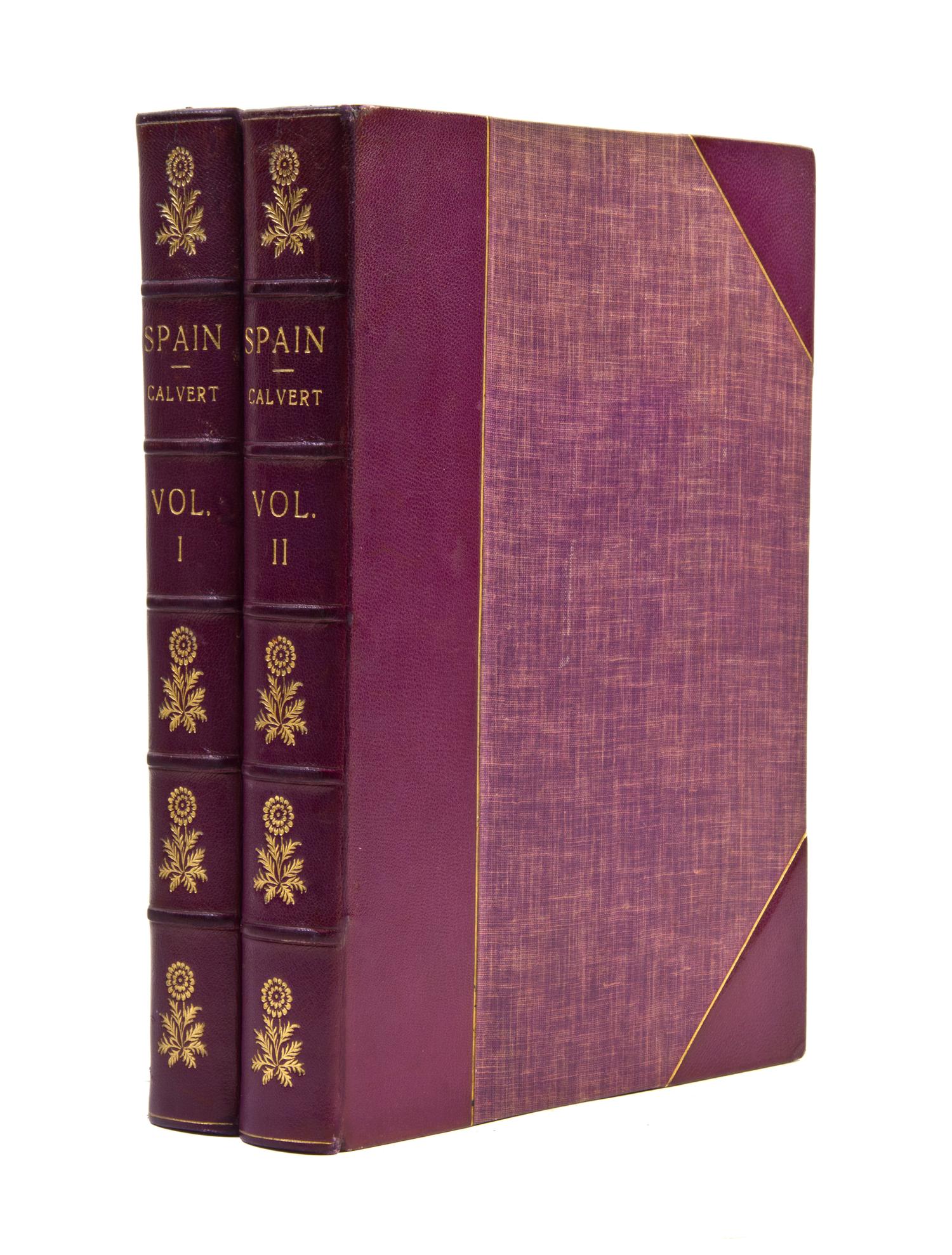 (SPAIN) CALVERT, ALBERT F. Spain. London, 1924. 2 vols.