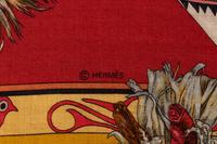Hermès 140cm Cashmere & Silk Shawl, Kermit Oliver