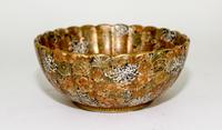 A Japanese Satsuma Bowl Diameter 7 1/2 inches.