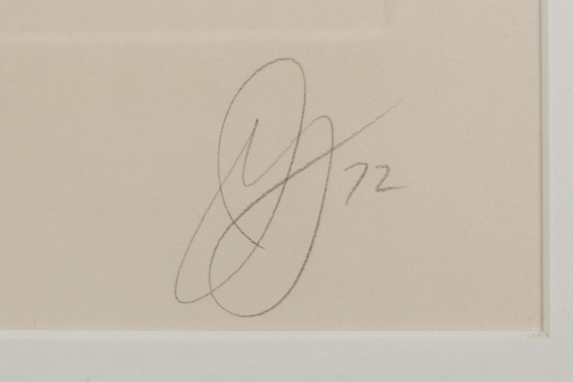Untitled (Group of 6 works) 1972, together with Untitled, 1974
