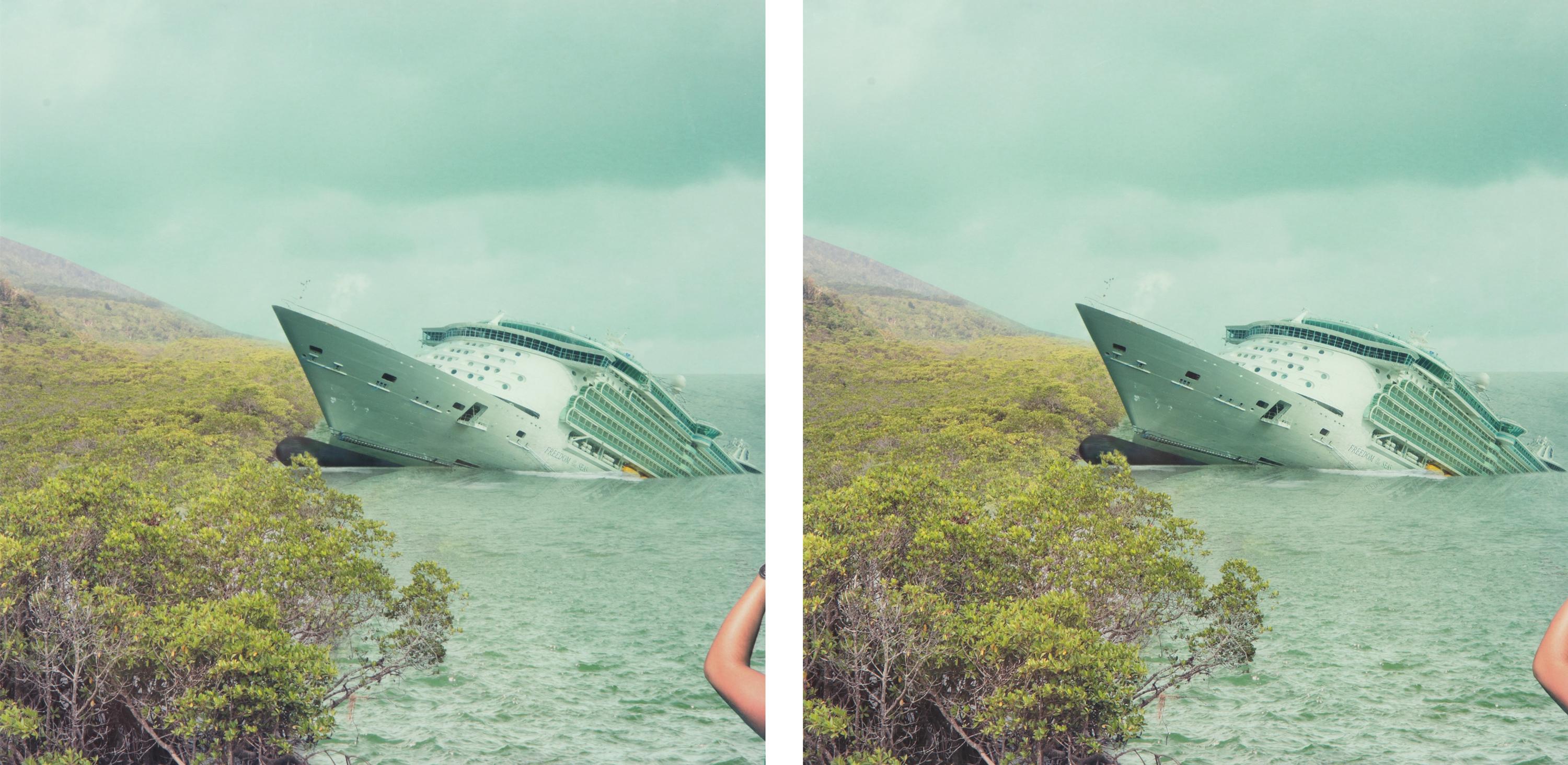Sinking Left and Right (diptych), 2007