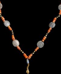 Five Egyptian Beaded Necklaces