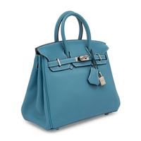 Hermès, Birkin 25 in Bleu Jean Togo