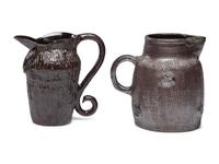 Two Ohio Sewer Tile Pitchers