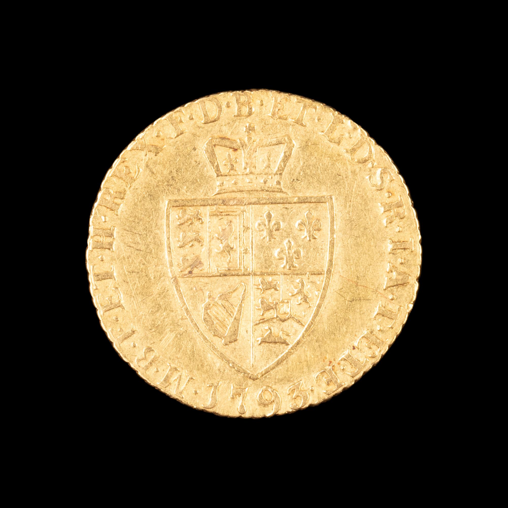 [GREAT BRITAIN] George III 1793 Half-Guinea