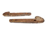 A Pair of Italian Carved Walnut Lion Paw Table Legs — 16TH CENTURY