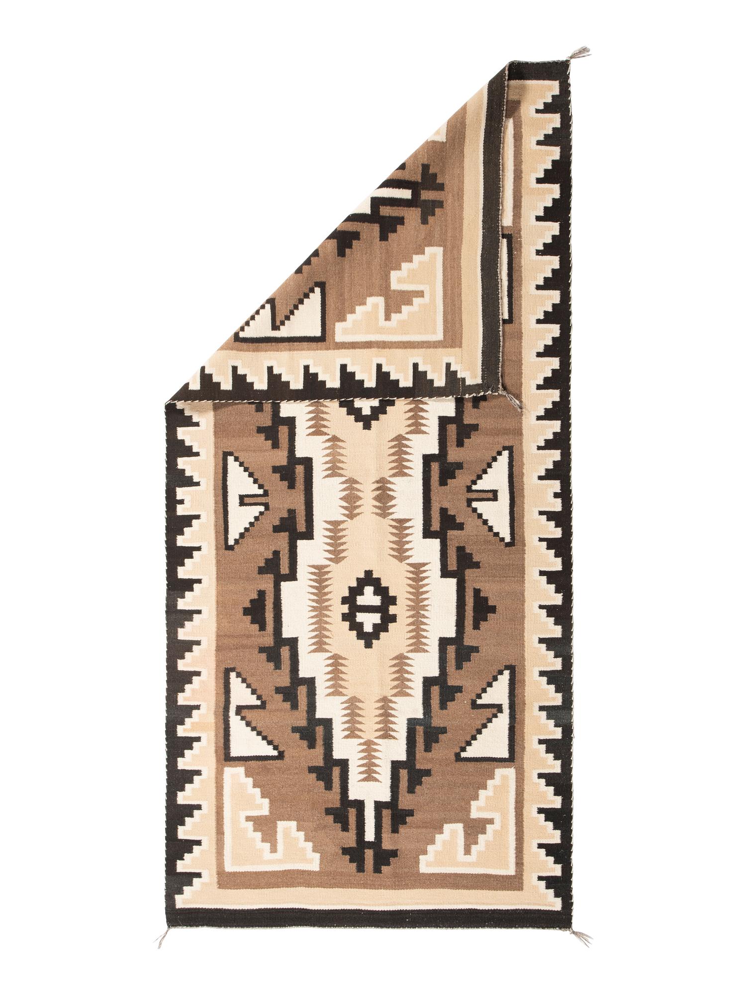 Navajo Two Grey Hills Weaving / Rug
