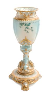 A Worcester Porcelain Chalice Height 8 3/4 inches. — 19TH/20TH CENTURY