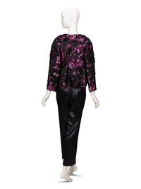Carven Haute Couture, Floral Pantsuit Ensemble