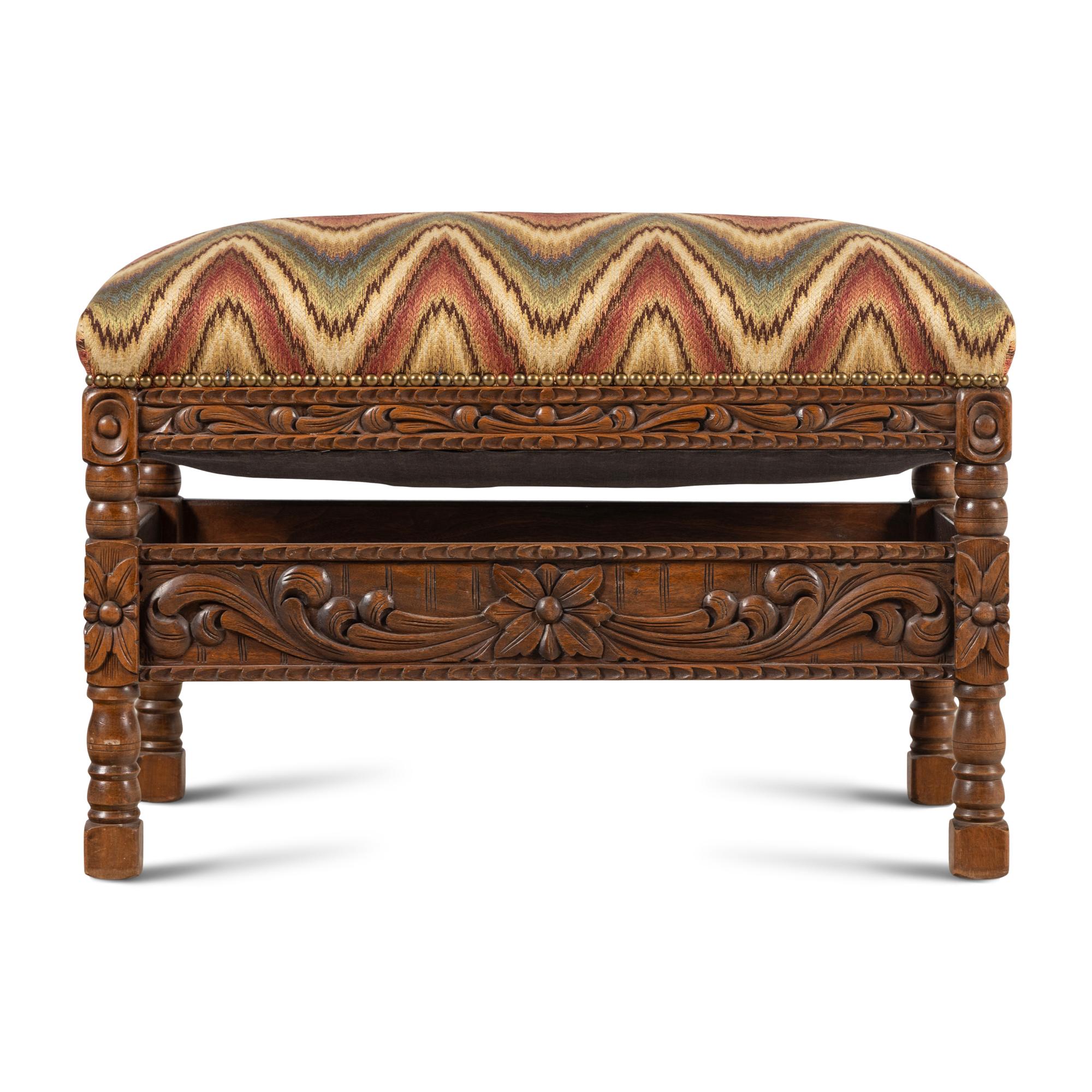 A William and Mary Style Foot Stool