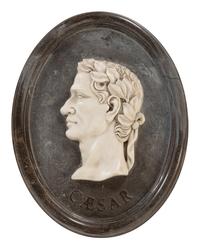 A Pair of Continental Marble Portrait Plaques