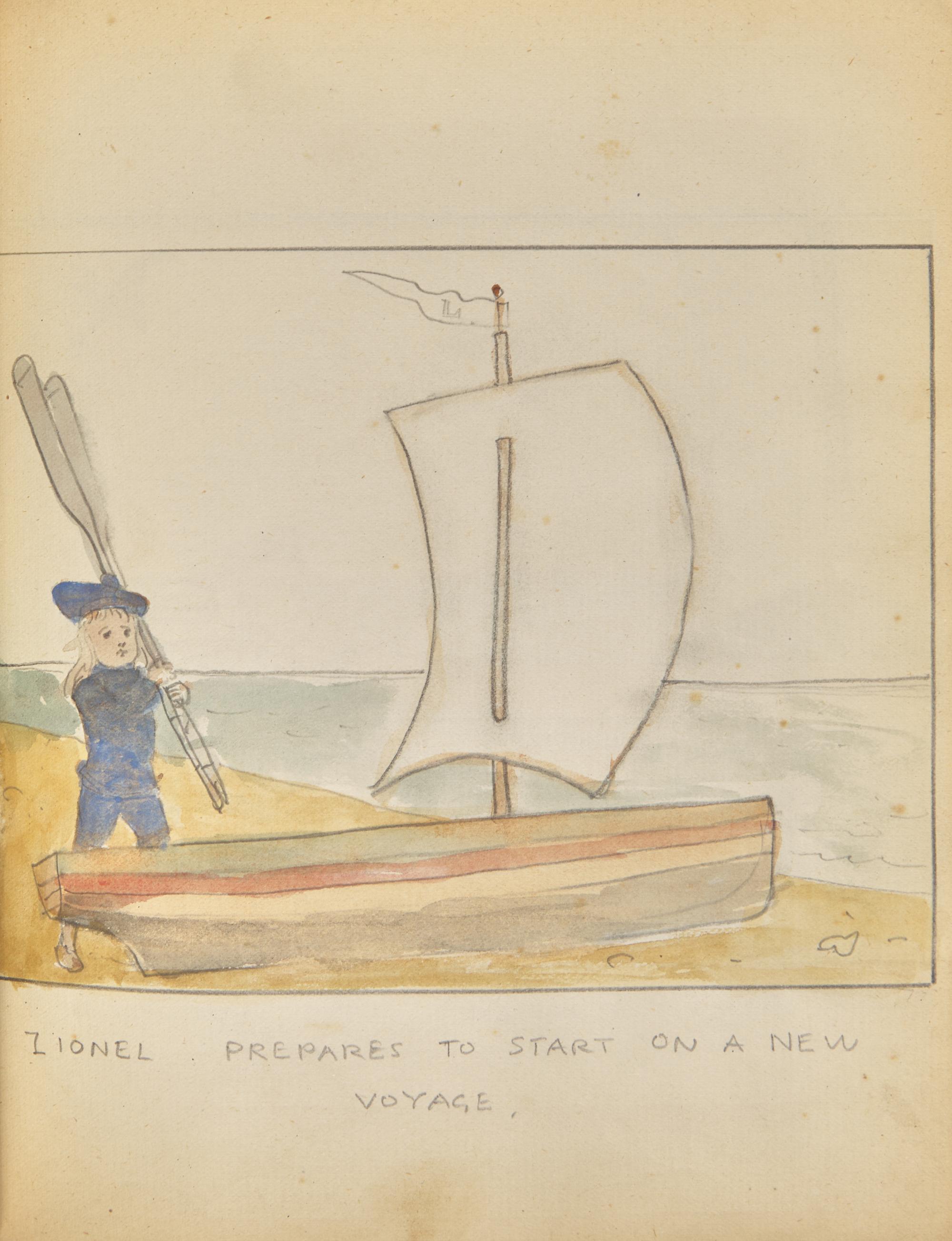 [Children's & Illustrated] Crane, Walter. Original Unpublished Manuscript Picture Book