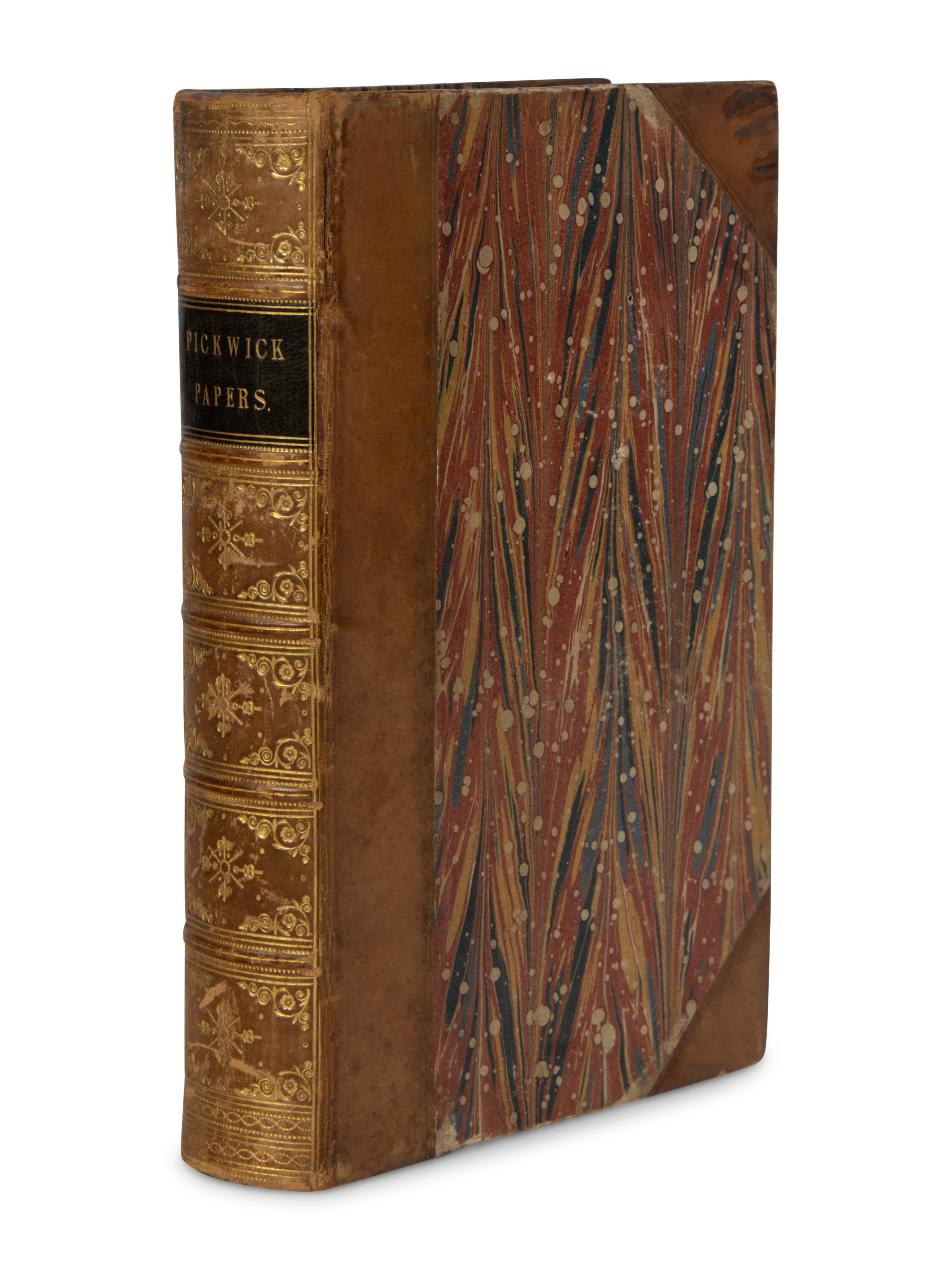 DICKENS, Charles (1812-1870). The Posthumous Papers of the Pickwick Club . London: Chapman and Hall, 1837.