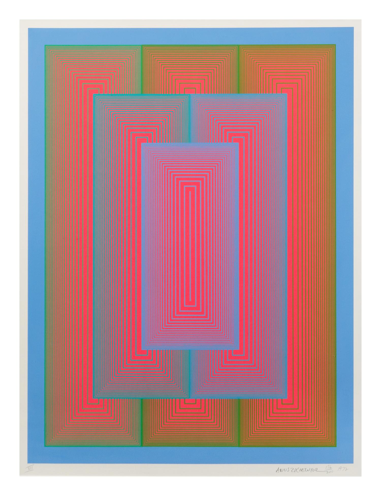 Richard Anuszkiewicz, (American, b. 1930), Untitled, 1972