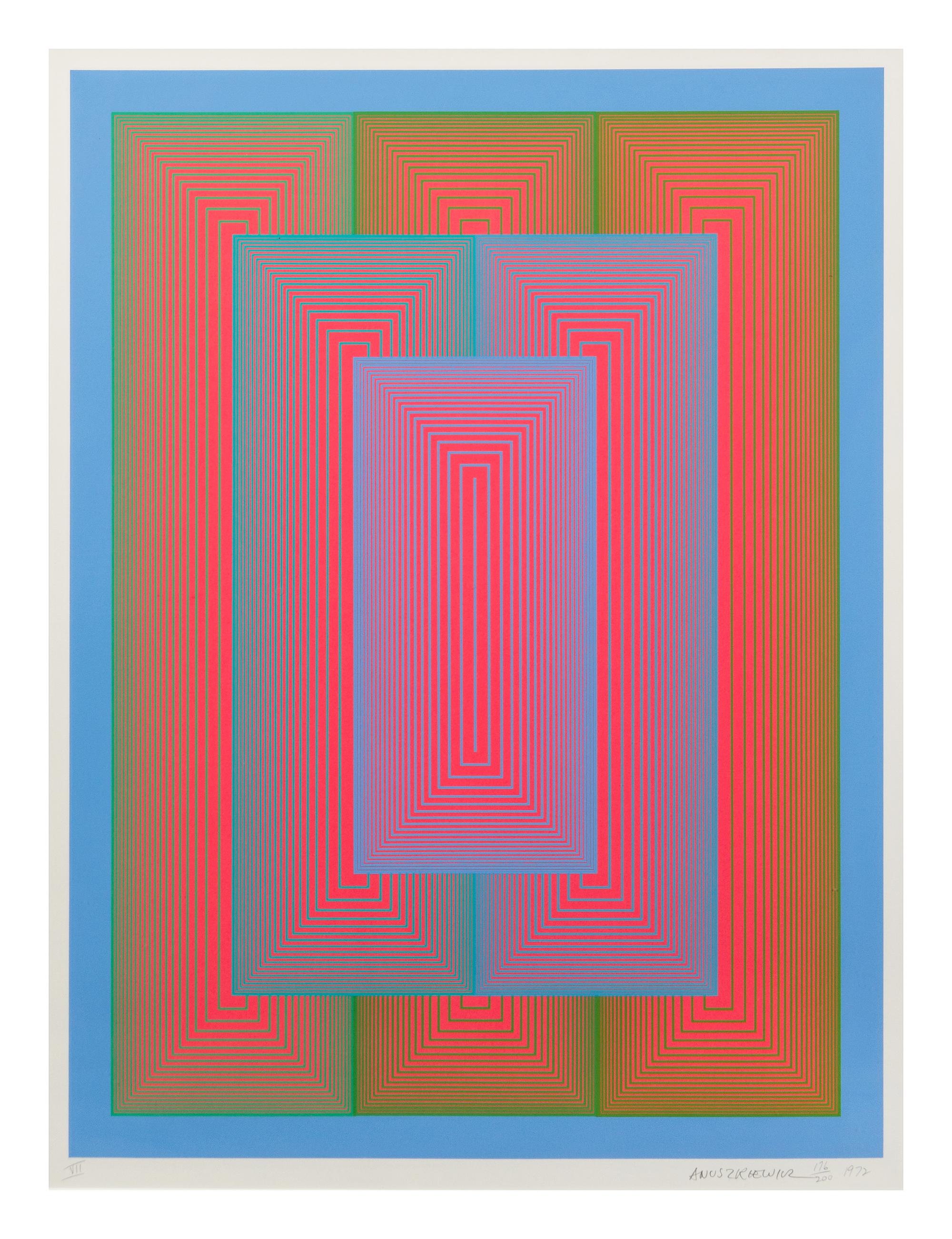 Richard Anuszkiewicz, (American, b. 1930), Untitled, 1972