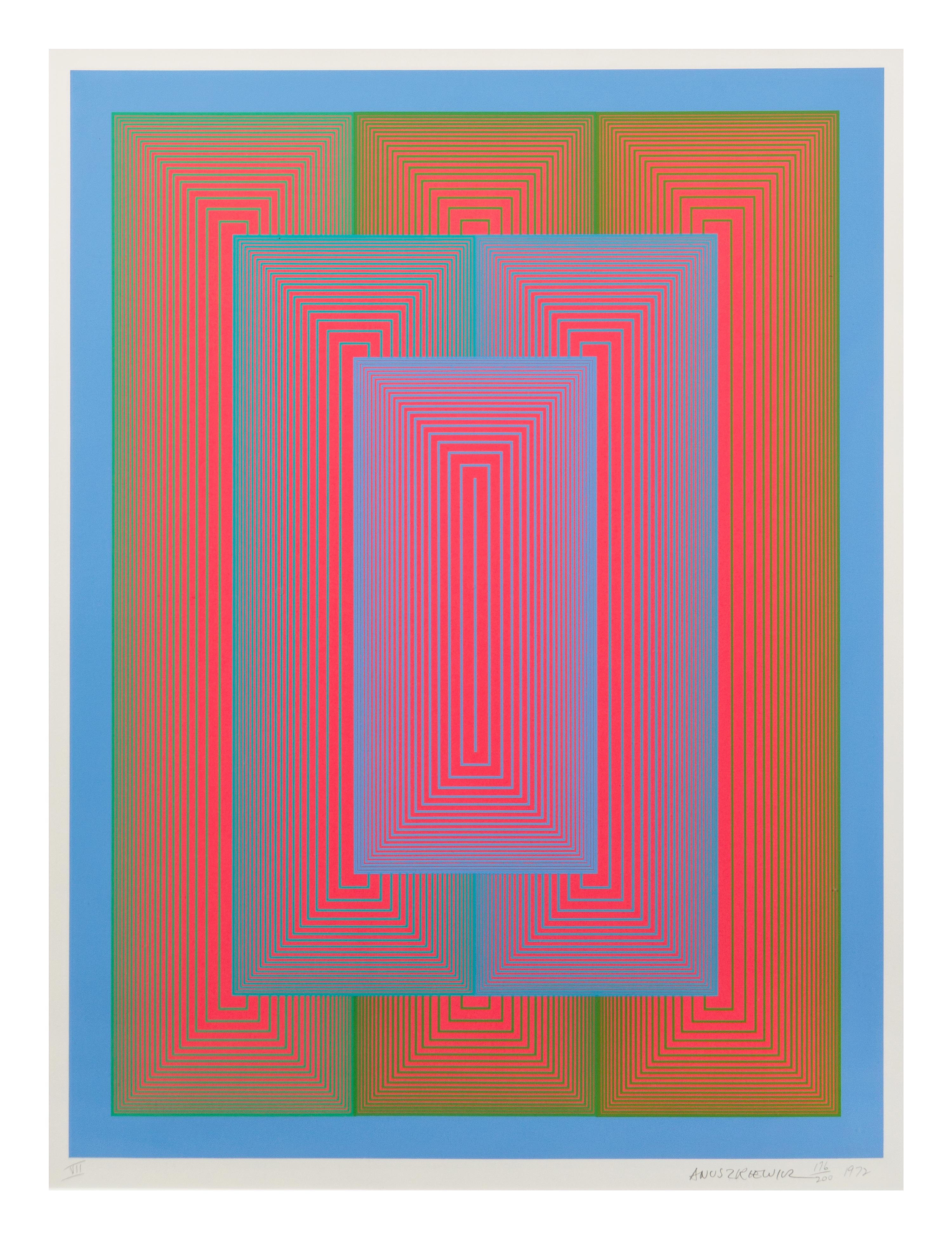 Richard Anuszkiewicz, (American, b. 1930), Untitled, 1972
