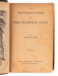 DICKENS, Charles (1812-1870). A group of 3 editions of The Posthumous Papers of the Pickwick Club and related works, comprising: