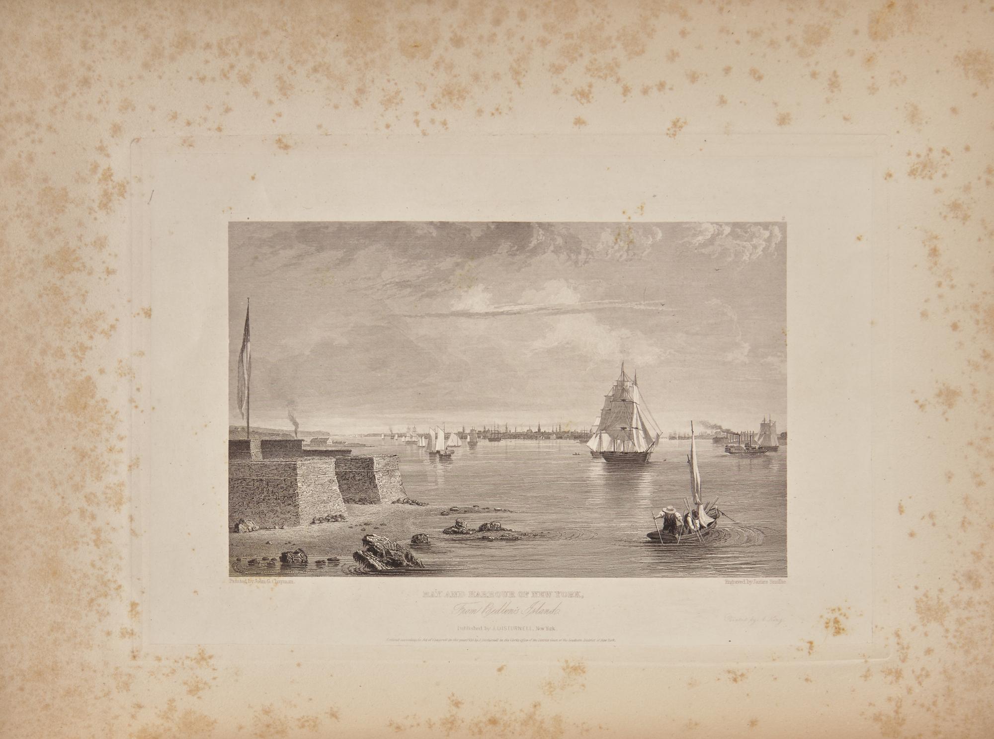 [American Views] Knapp, Samuel Lorenzo. The Picturesque Beauties of the Hudson River and its Vicinity...
