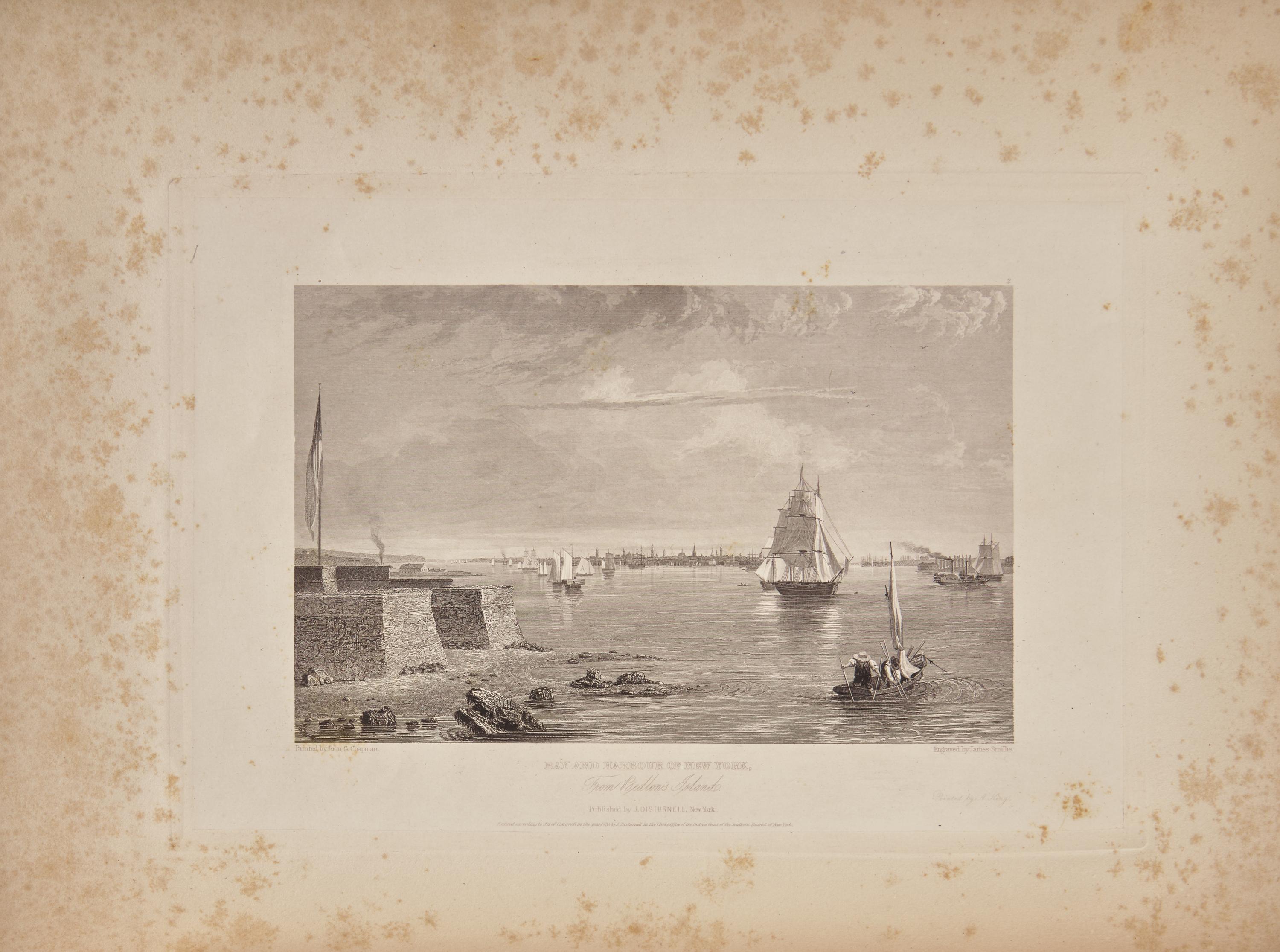 [American Views] Knapp, Samuel Lorenzo. The Picturesque Beauties of the Hudson River and its Vicinity...