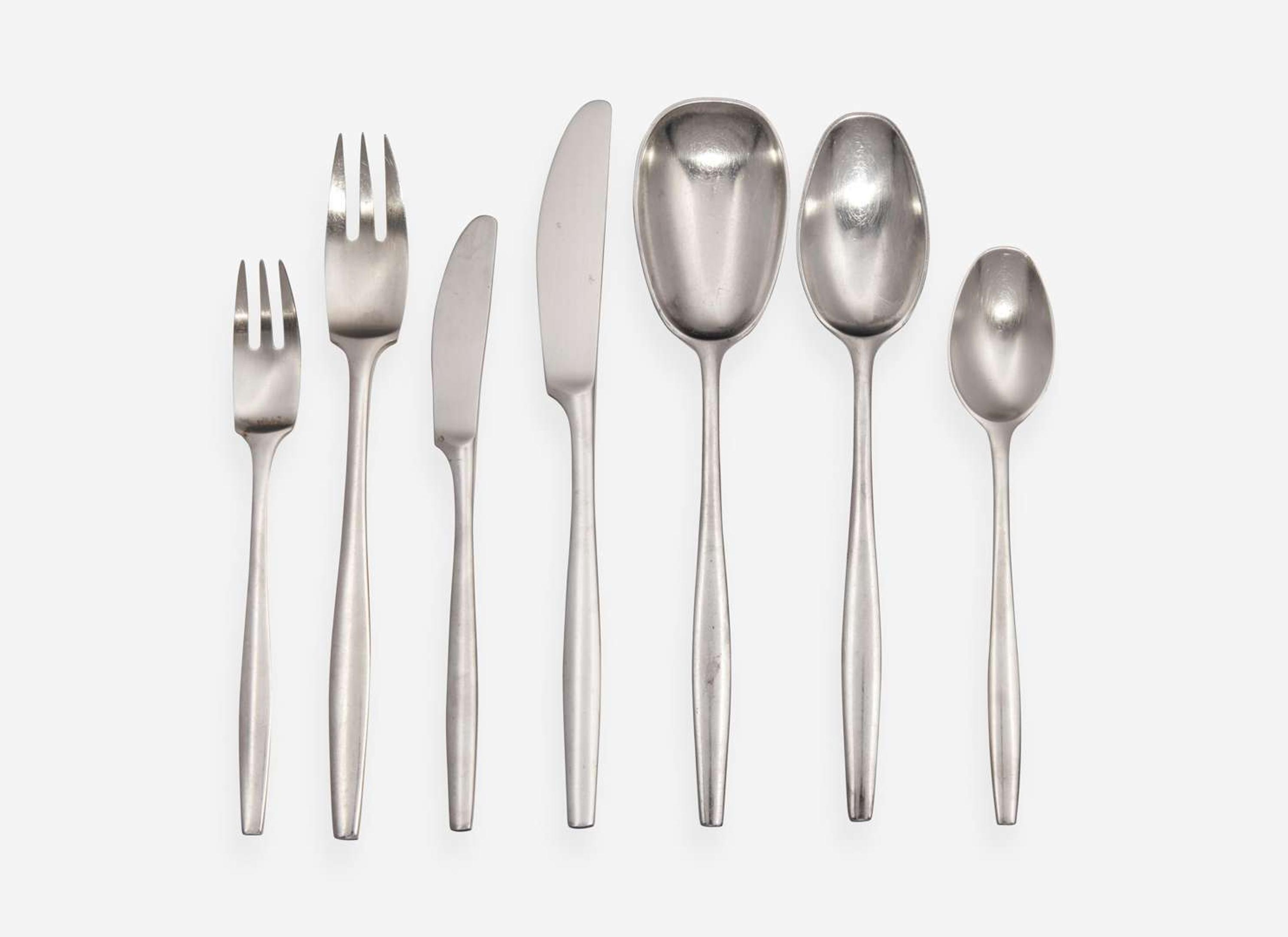 Jens Quistgaard for Dansk, "Variation V" Flatware Service