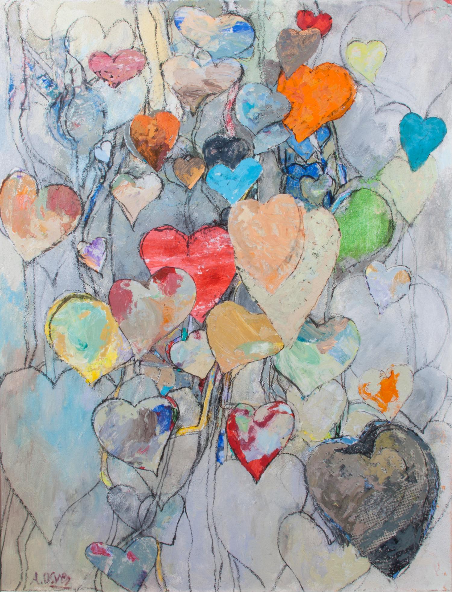 Arthur Osver, (American, 1912-2006), Hearts