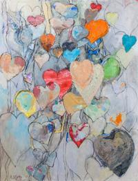 Arthur Osver, (American, 1912-2006), Hearts