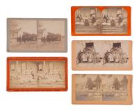 [African Americana] Group of Five Stereoviews of Schools and Homes for African American Women and Children
