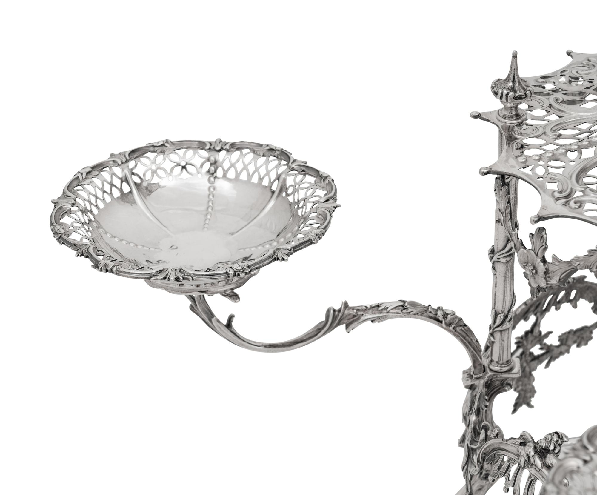 A George III Silver Epergne