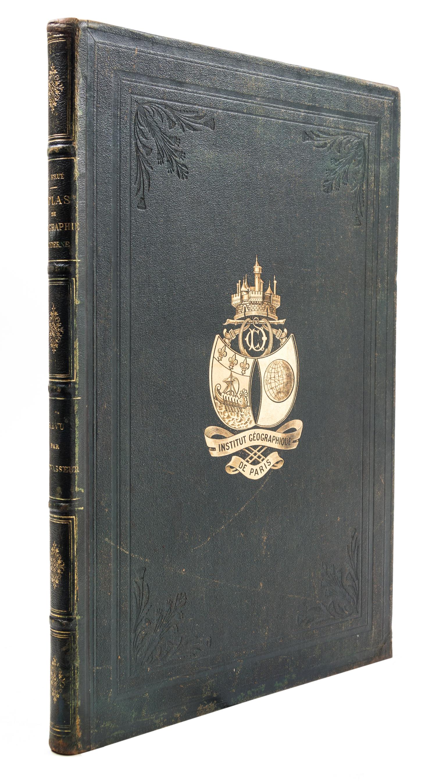 (LEVASSEUR, VICTOR) BRUE, ADRIEN HUBERT. Atlas universel de geographie physique, politique... Paris, 1875.
