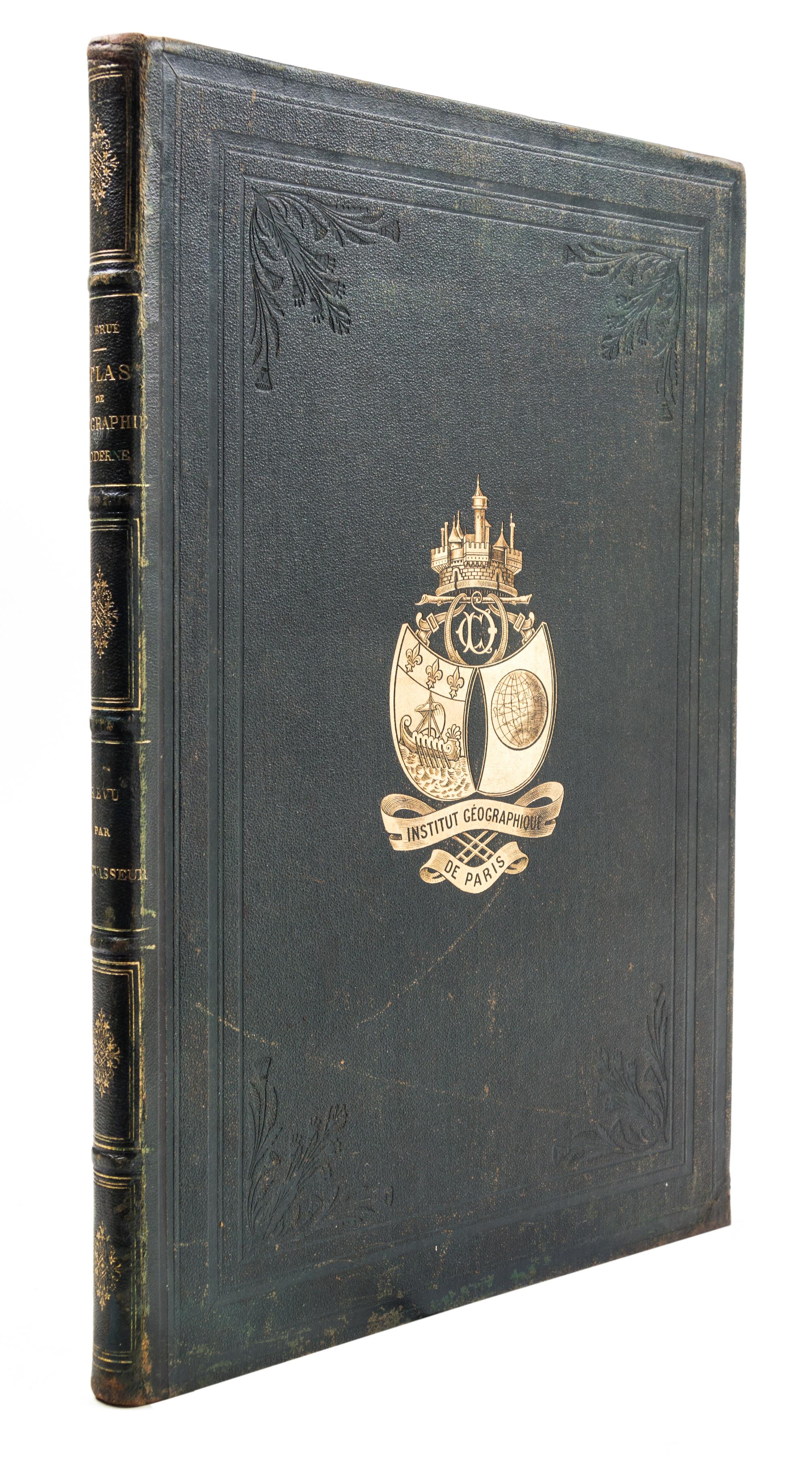 (LEVASSEUR, VICTOR) BRUE, ADRIEN HUBERT. Atlas universel de geographie physique, politique... Paris, 1875.