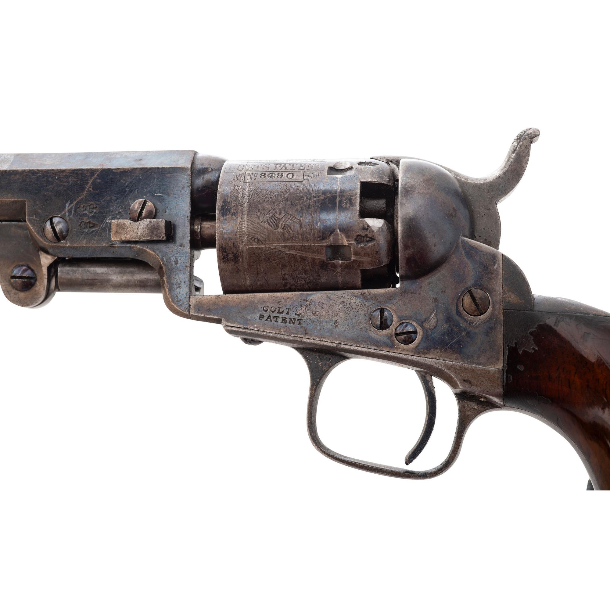 Cased London Colt Model 1849 Pocket Revolver