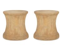 Two Dennis and Leen Cast Stone Pedestals