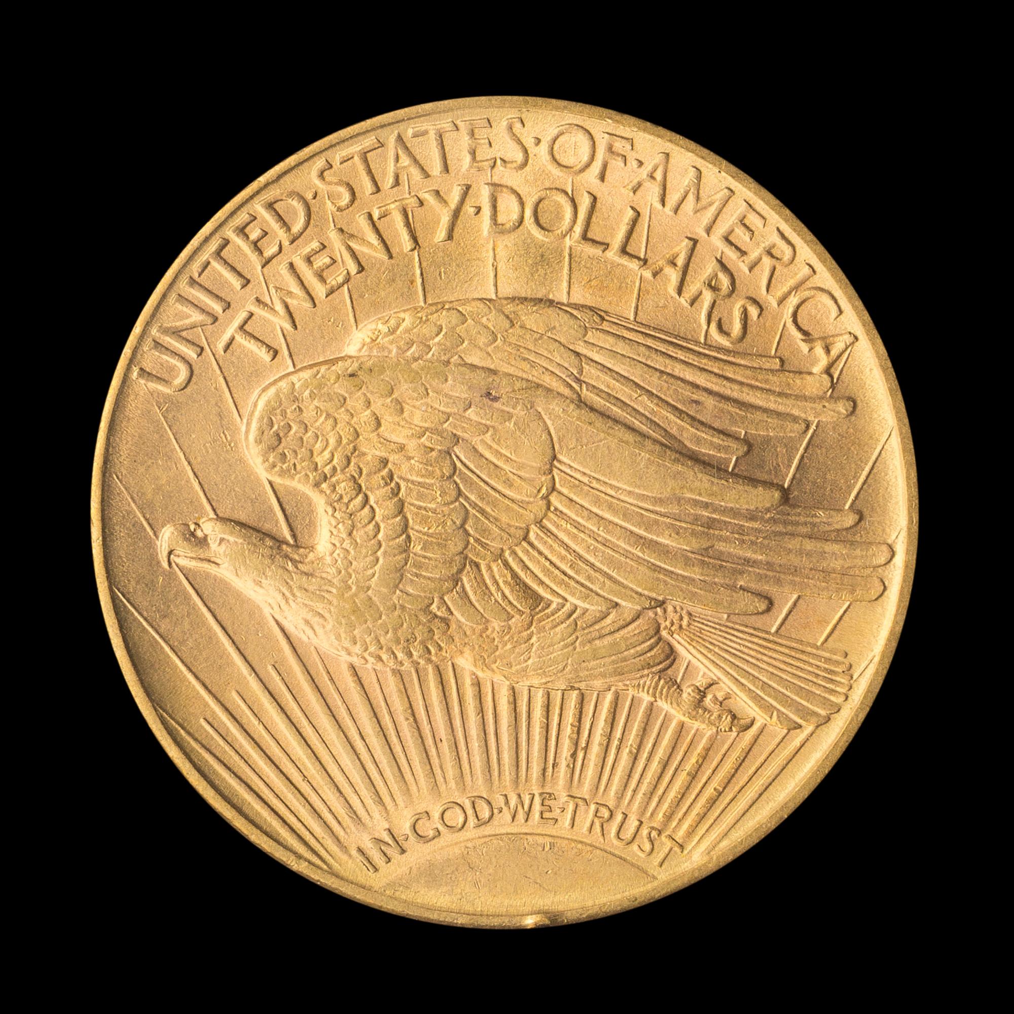 A United States 1911-D St. Gaudens $20 Gold Coin