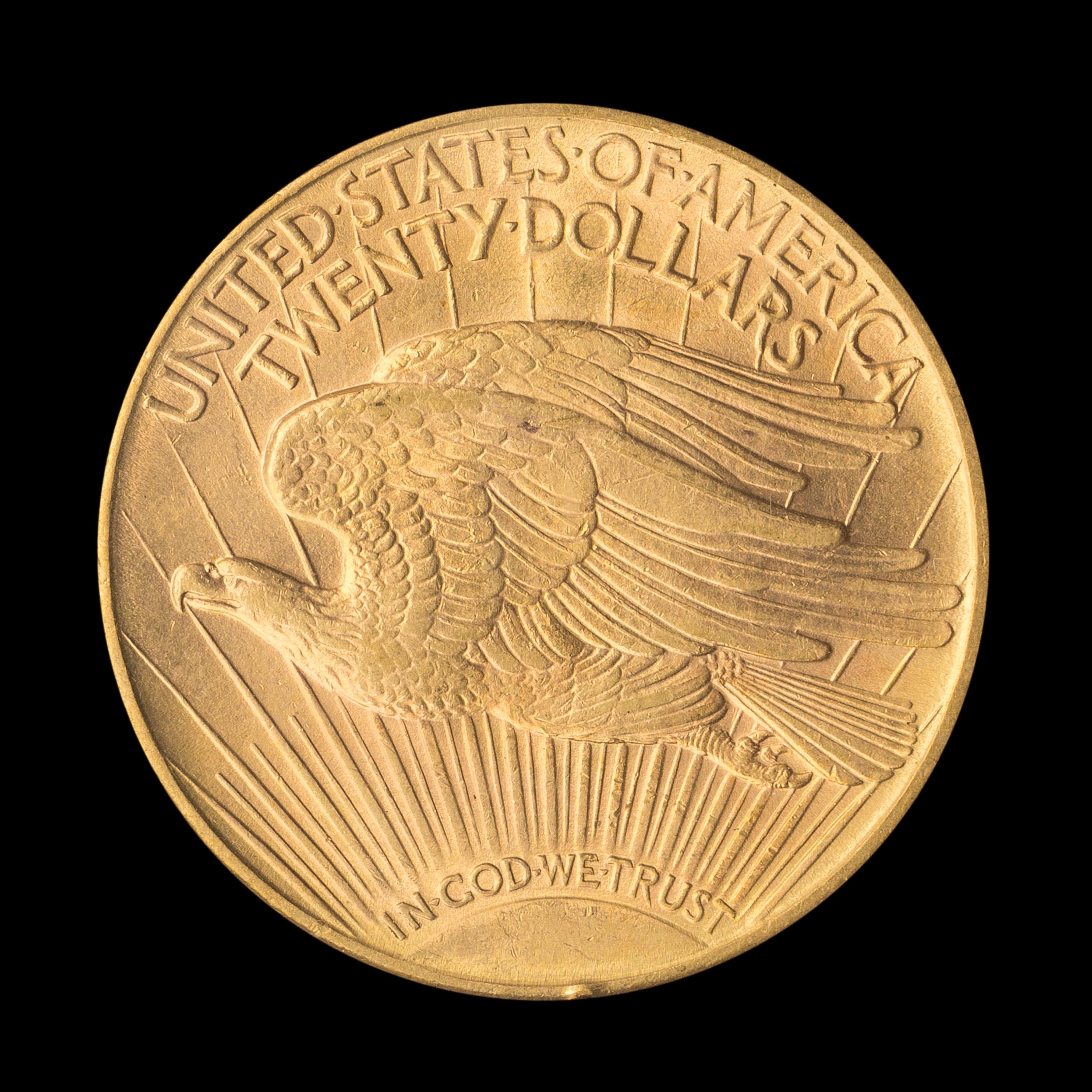 A United States 1911-D St. Gaudens $20 Gold Coin