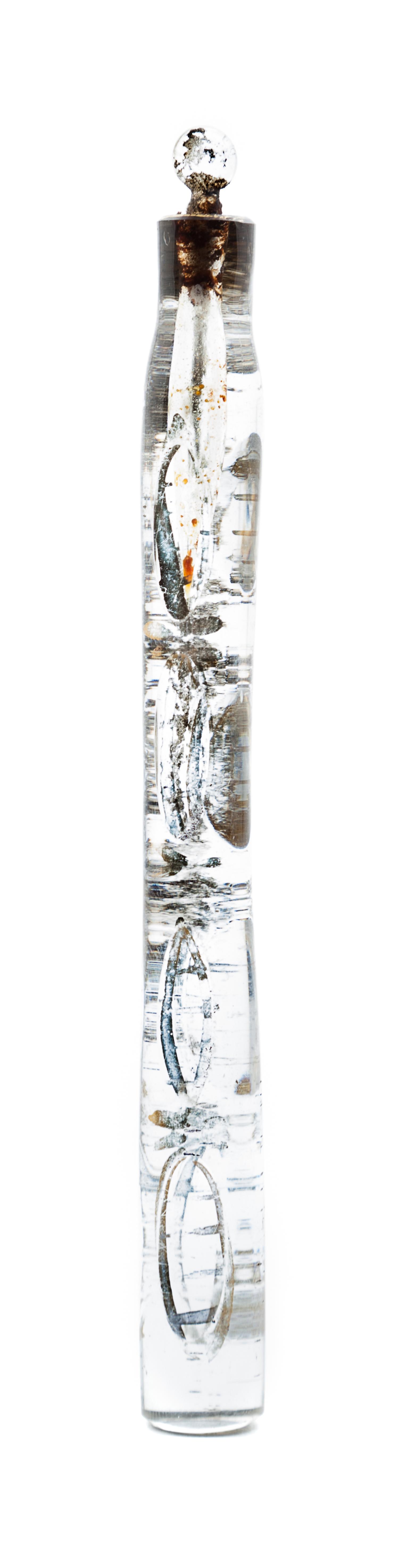 A Continental Glass Scent Flask Height 5 inches. — 19TH/20TH CENTURY