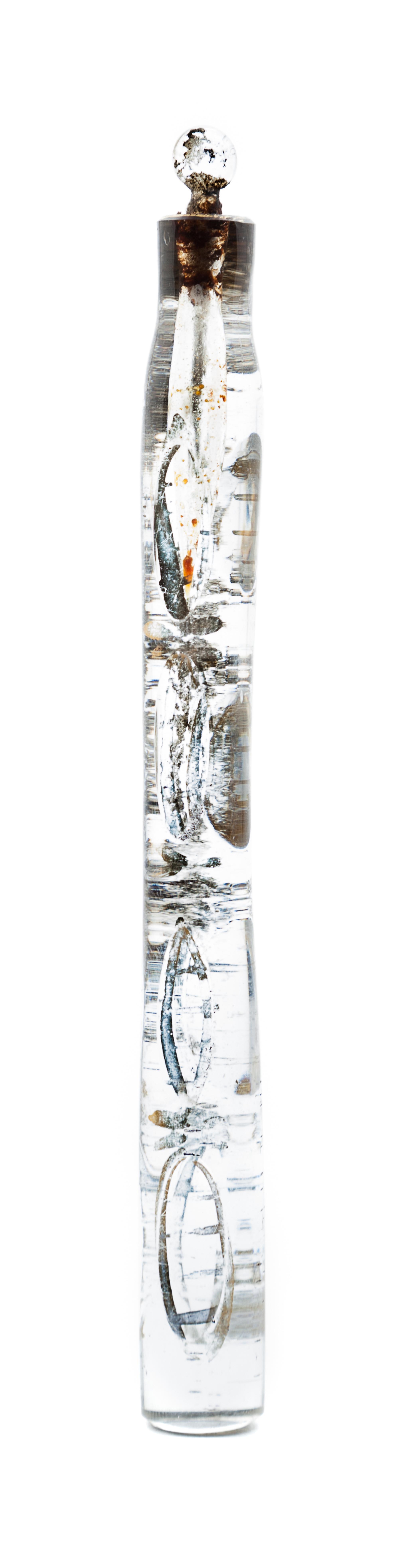A Continental Glass Scent Flask Height 5 inches. — 19TH/20TH CENTURY