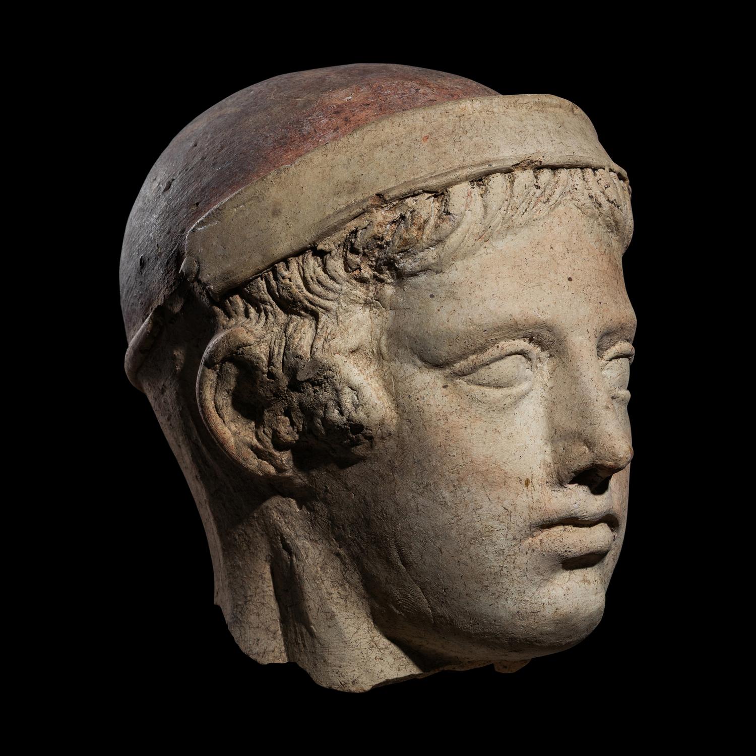An Etruscan Head of an Ephebe