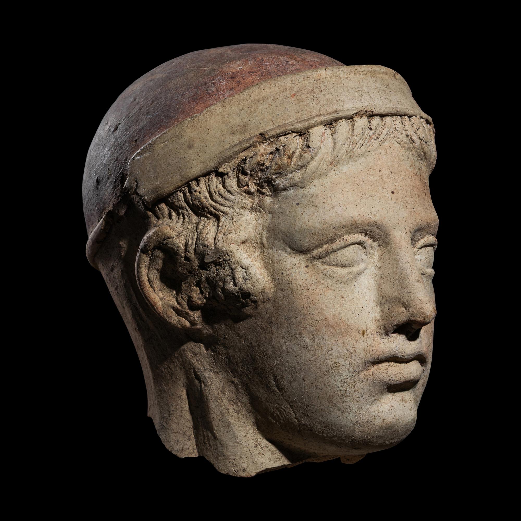 An Etruscan Head of an Ephebe