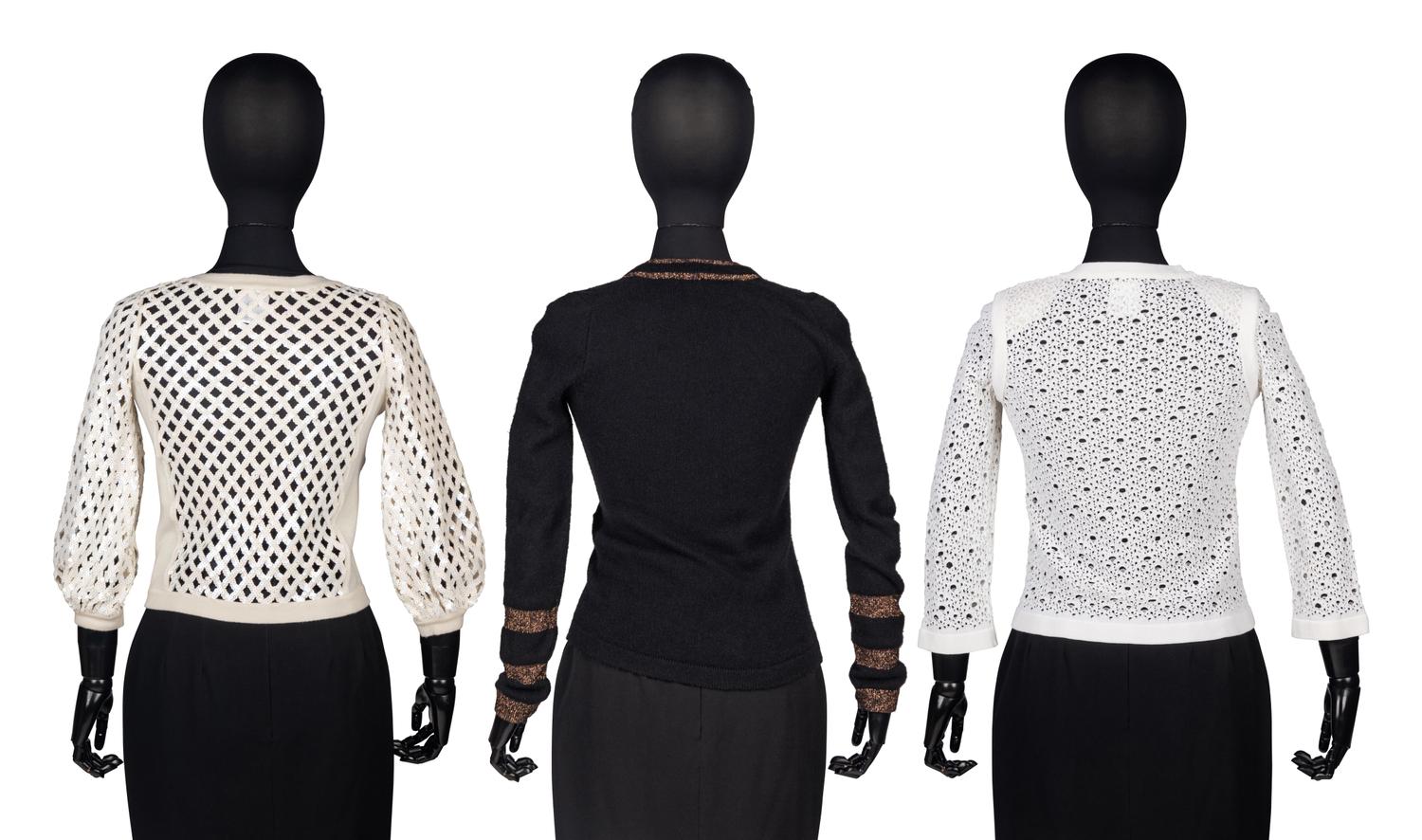 Three Chanel Sweaters