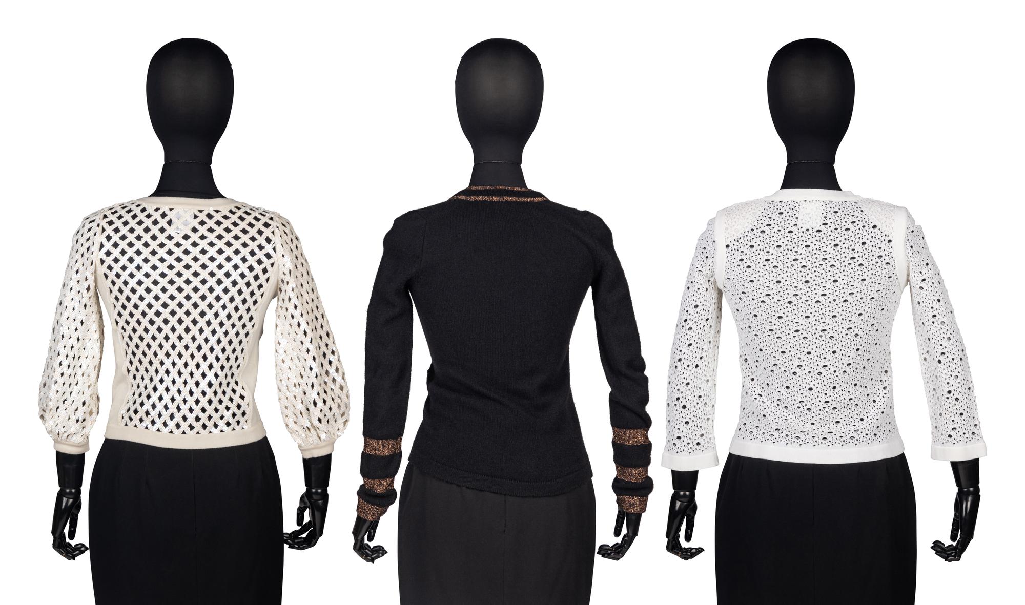 Three Chanel Sweaters