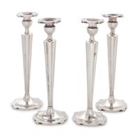 each of tapering baluster form, weighted.