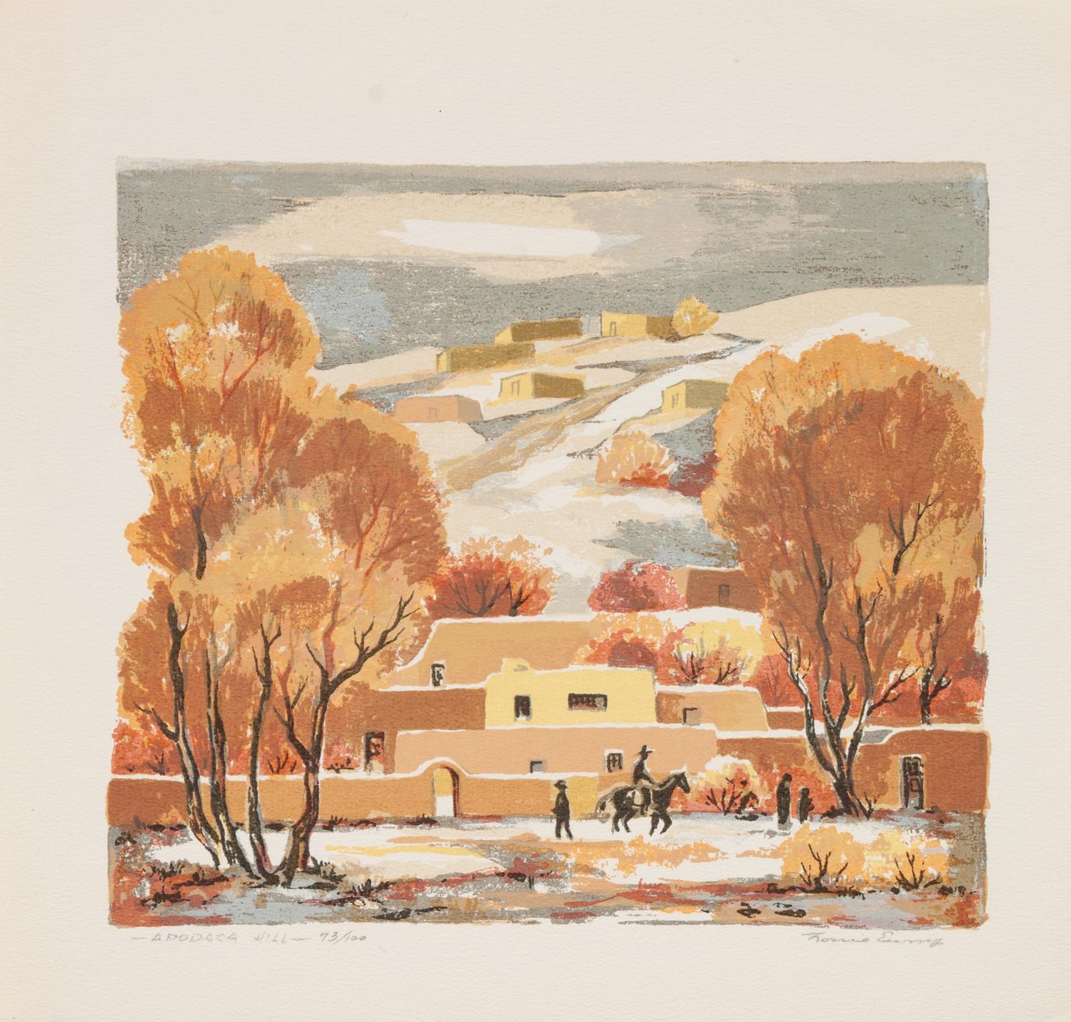 Five Works: October Color , edition 96/130; Lodge Pole Pine , edition 44/125; Apodaca Hill , edition 73/100; Cloud Shadows , edition 77/140; Stoney Creek , edition 68/130